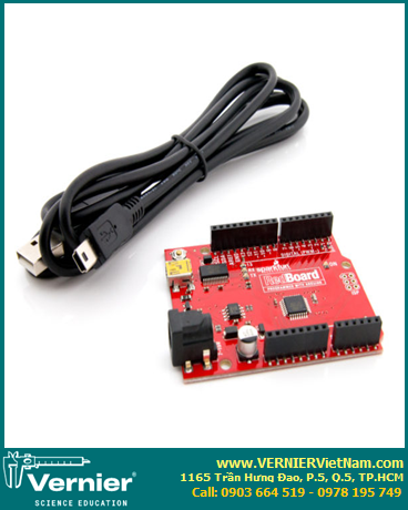 ARD-RED, Phụ kiện SparkFun ® RedBoard (bo mạch tương thích với Arduino ®) và CÁP [SparkFun® RedBoard with cable [ARD-RED]  hiệu VERNIER 