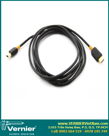 CB-USB-C-MINI, Cáp kết nối các Giao diện LabQuest hoặc Go Direct với máy tính [ Mini USB-C Cable [CB-USB-C-MINI] 