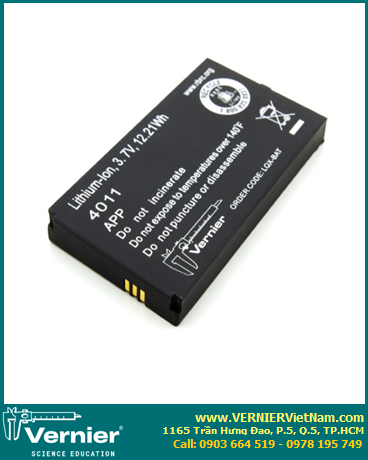 LQ2-BAT, Pin thay thế cho LabQuest® 2, LabQuest Stream™, and Go Direct SpectroVis Plus Battery [LQ2-BAT]