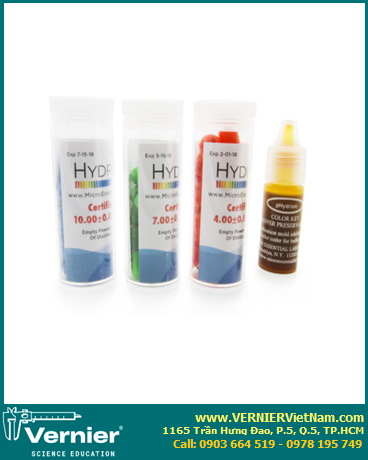 PH-BUFCAP, Phụ kiện chứa viên nang để tạo dung dịch chuẩn đệm pH4, pH7, pH10 hiệu chuẩn pH [pH Buffer Capsule Kit [PH-BUFCAP]