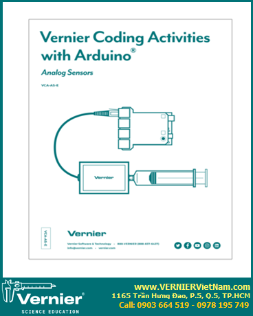 VCA-AS-E, Sách Hướng Dẫn thí nghiệm Vernier Coding Activities with Arduino®: Analog Sensors [VCA-AS-E] Hiệu VERNIER 
